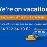 We’re on vacation!